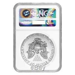 2020 (P) 1 oz Silver American Eagle NGC MS 70 Emergency Production