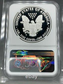2020-S Proof American Silver Eagle NGC PF70 ER SF Trolley Label
