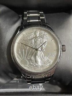 2020 Silver American Eagle watch Timepiece 999 Silver Coin Apmex Made Artwork