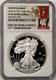 2020 W $1 Silver Eagle End of WWII V75 Privy NGC PF69 Ultra Cameo V-Day Label