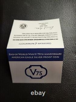 2020-W $1 V75 WWII Privy Mark American Silver Eagle