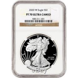 2020-W American Silver Eagle Proof NGC PF70 UCAM