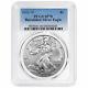 2020-W Burnished $1 American Silver Eagle PCGS SP70 Blue Label