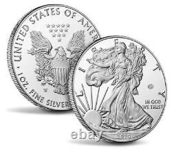 2020 W End of World War II 75th Anniversary American Eagle V75.999 Silver 20XF