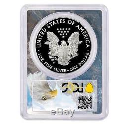 2020-W Proof $1 American Silver Eagle PCGS PR70DCAM First Strike Eagle Frame