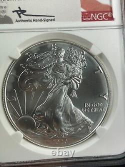 2020-(s) Silver Eagle Ngc Ms70 Emergency Production First Day Of Issue Mercanti