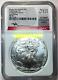 2020 (s) Silver Eagle Ngc Ms70 Mercanti Signed Emergency Production. 999 Silver