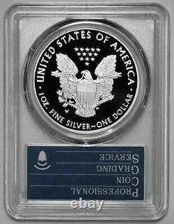 2021W PCGS PR70DCAM Silver Eagle Type 1 First Day Issue Proof Coin