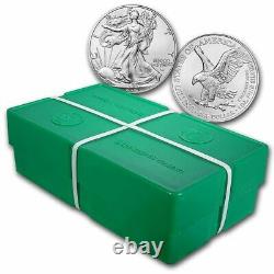 2021 1 oz American Silver Eagle BU (Type 2) Monster Box of 500 coins