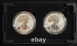 2021 American Eagle 1oz Silver Reverse Proof 2-Coin Set Designer Edition with OGP