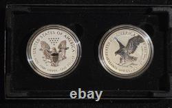 2021 American Eagle 1oz Silver Reverse Proof 2-Coin Set Designer Edition with OGP