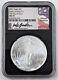 2021 First Day Of Issue T-2 1 oz American 999 Silver Eagle Gaudioso NGC MS 70 M5