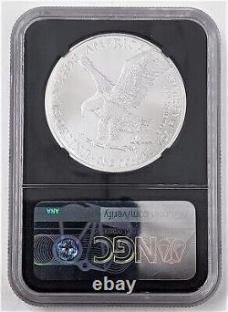 2021 First Day Of Issue T-2 1 oz American 999 Silver Eagle Gaudioso NGC MS 70 M5