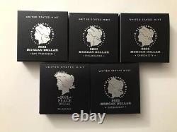 2021 Morgan Silver Dollar & Peace Dollar Lot