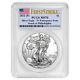 2021 (P) $1 American Silver Eagle PCGS MS70 Emergency Issue FS Flag Label