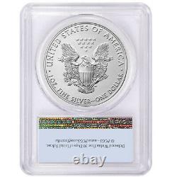 2021 (P) $1 American Silver Eagle PCGS MS70 Emergency Issue FS Flag Label
