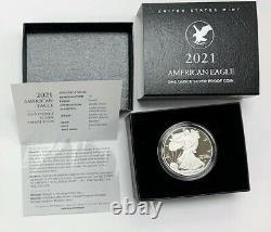 2021 Proof Silver Eagle Type 2 Set Includes both W (21EAN) and S (21EMN)