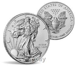 2021 Reverse Proof Silver Eagle 2 Coin Design Set, Ngc Rev Pf 70 Fr, Eagle/mtn