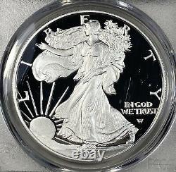 2021-S $1 American Silver Eagle Type 2 PCGS PR70 DCAM Original Mint Box included