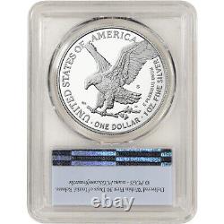 2021 S American Silver Eagle Proof Type 2 PCGS PR70 DCAM First Strike Flag
