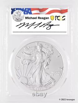 2021 S MS70 -American Eagle REAGAN LEGACY T1 FDI SF Emer Issue PCGS