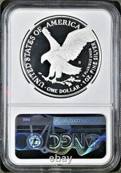 2021 S Proof Silver Eagle, Type 2, Ngc Pf70uc, Eagle/mtn Label