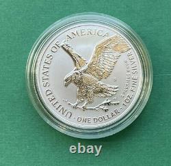 2021 S REVERSE PROOF American Silver Eagle TYPE 2 NO BOX NO COA one coin