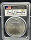 2021-(S) Silver Eagle T-2 PCGS MS70 Mint Emily Damstra First Day