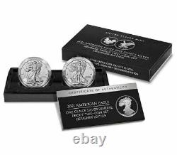 2021-S Type 2 Reverse Proof Silver 35th Anniversary Eagle Designer NGC PF70