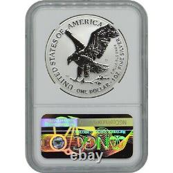 2021 S W $1 NGC PF70 Reverse Proof NGC PF70 FDOI Label Silver Eagle Designer Set