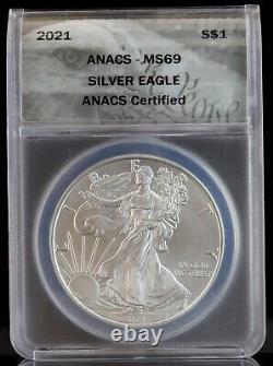 2021 Silver Eagle ANACS MS69