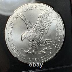 2021 Silver Eagle Ngc Ms70 Michael Gaudioso Signed First Day Of Issue Fdi Type 2