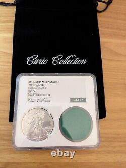 2021 Silver Eagle S $1 MS70 Curio Collection FREE BONUS ITEM + FREE SHIPPING