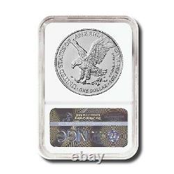 2021 Type 2 Silver Eagle NGC MS70 FDOI Signed by ASE Engraver Michael Gaudioso