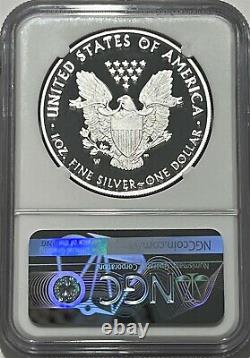 2021 W $1 T-1 Ngc Pf70 Ultra Cameo Proof Silver Heraldic Eagle Type 1 35th Anniv
