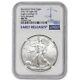 2021-W 1 oz American Silver Eagle Type 2 Burnished NGC MS70 Early Release