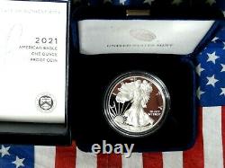 2021 W American Proof Silver Eagle Dollar Type-1 Reduced Price Item #130