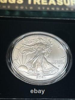 2021 W American Silver Eagle 1 Oz Uncirculated Coin US Mint code 21EGN