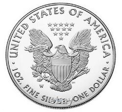 2021 W Proof Silver Eagle, Heraldic Type 1, Ngc Pf70uc, Eagle/mountain Label