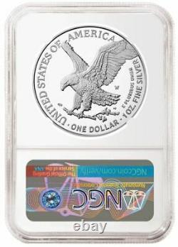 2021 W Silver Eagle Type 2 Eagle Landing Ngc Pf70 Er 35th Aniv. Presale