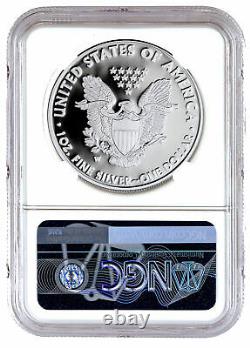 2021 W Silver Proof American Eagle Type 1 NGC PF70 UC FR 35th Anniversary Label