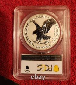 2021 s reverse proof silver eagle PCGS PR 69