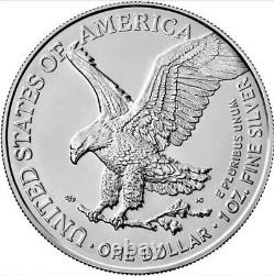 2022 $1 American Silver Eagle 1oz Dollar 5 coins