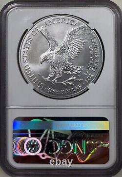 2022 $1 American Silver Eagle TRUMP LABEL NGC MS70 FIRST DAY OF ISSUE