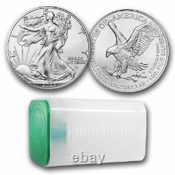 2022 1 oz American Silver Eagle Coin BU (Tube of 20)