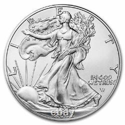 2022 1 oz American Silver Eagle Coin BU (Tube of 20)