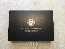 2022 American Liberty Silver Medal With Original Government Packaging COA