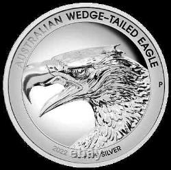 2022 Proof Australian Wedge Tailed Eagle 1oz. 9999 Silver Ultra High Relief Coin