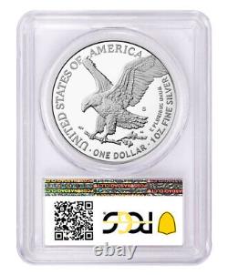 2022 S $1 Proof American Silver Eagle PCGS PF70 DCAM FS First Strike Flag Label