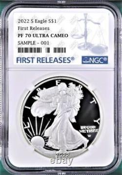 2022-S American Eagle 1oz Silver Proof NGC PF70 FR (Pre-Sale)